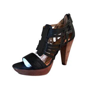 MISS SIXTY NIKIA II STRAPPY PLATFORM SANDALS, NIB